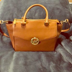 Michael Kors Tan Leather Bag with Straps